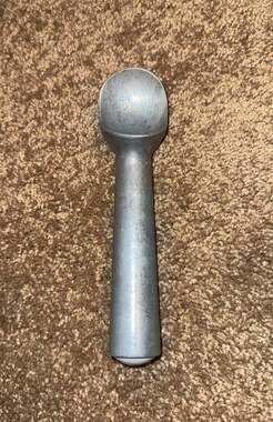 Vintage Pampered Chef Aluminum Liquid Filled Ice Cream Scoop